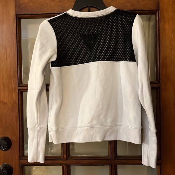 Alo white sweatshirt with mesh - Picture 2 of 4